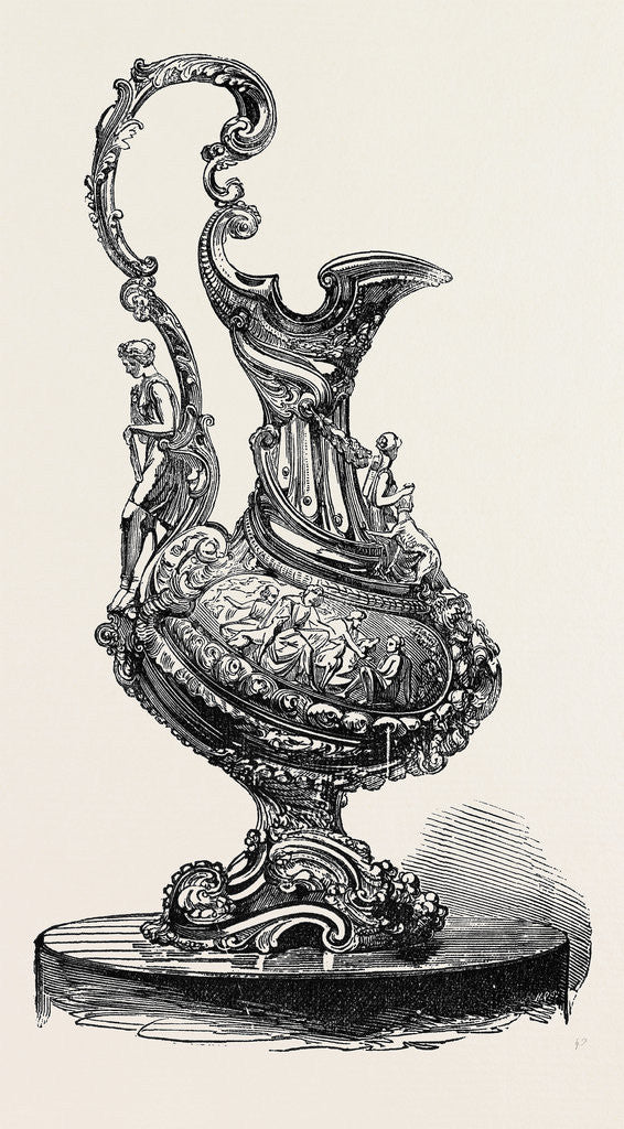 Detail of The Stamford Race Cup, 1855 by Anonymous