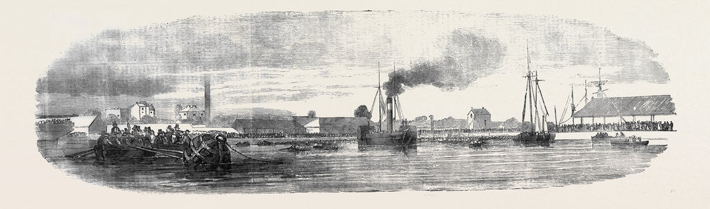 Detail of Funeral of the Late Lord Raglan: The Water Procession by Anonymous