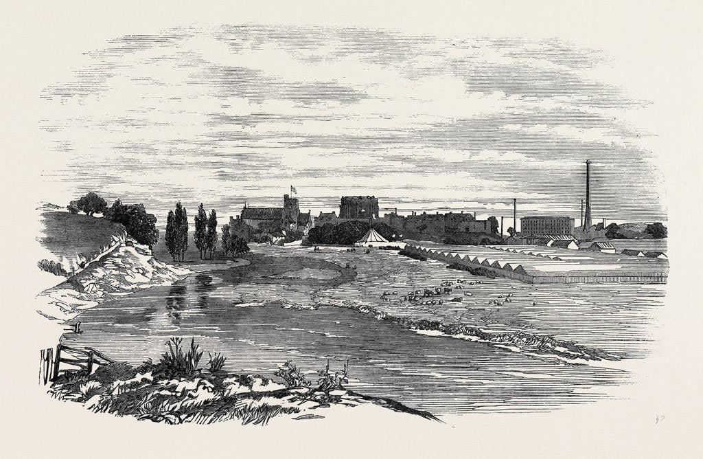 Detail of Meeting of the Royal Agricultural Society of England, at Carlisle, General View, August 11, 1855 by Anonymous