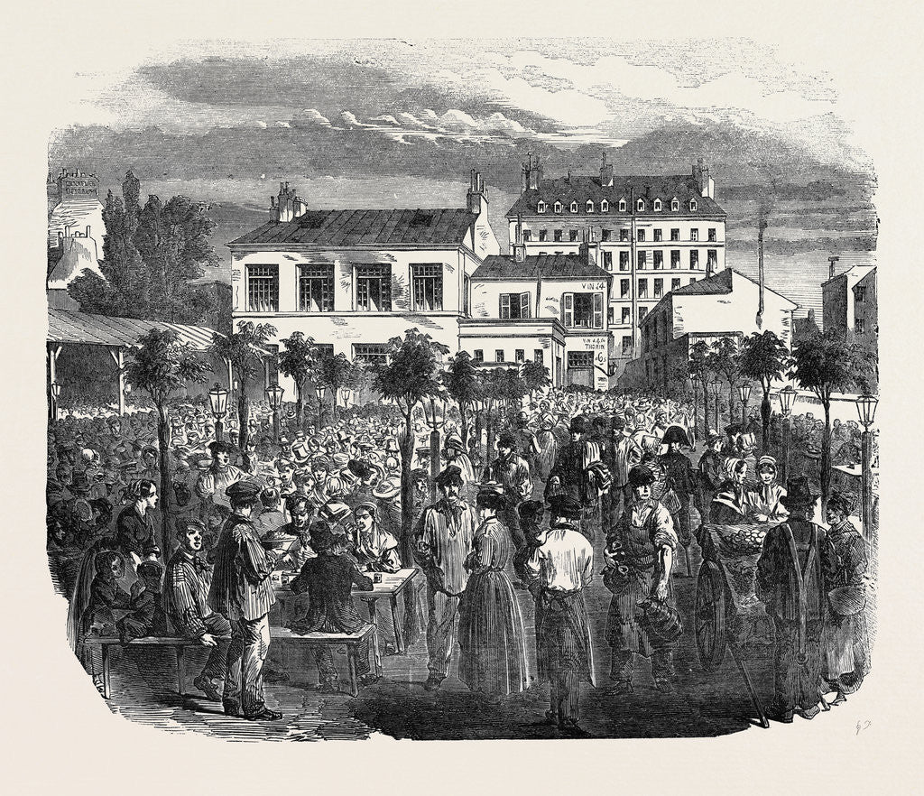 Detail of Popular Amusements of Paris: The Parisian California by Anonymous