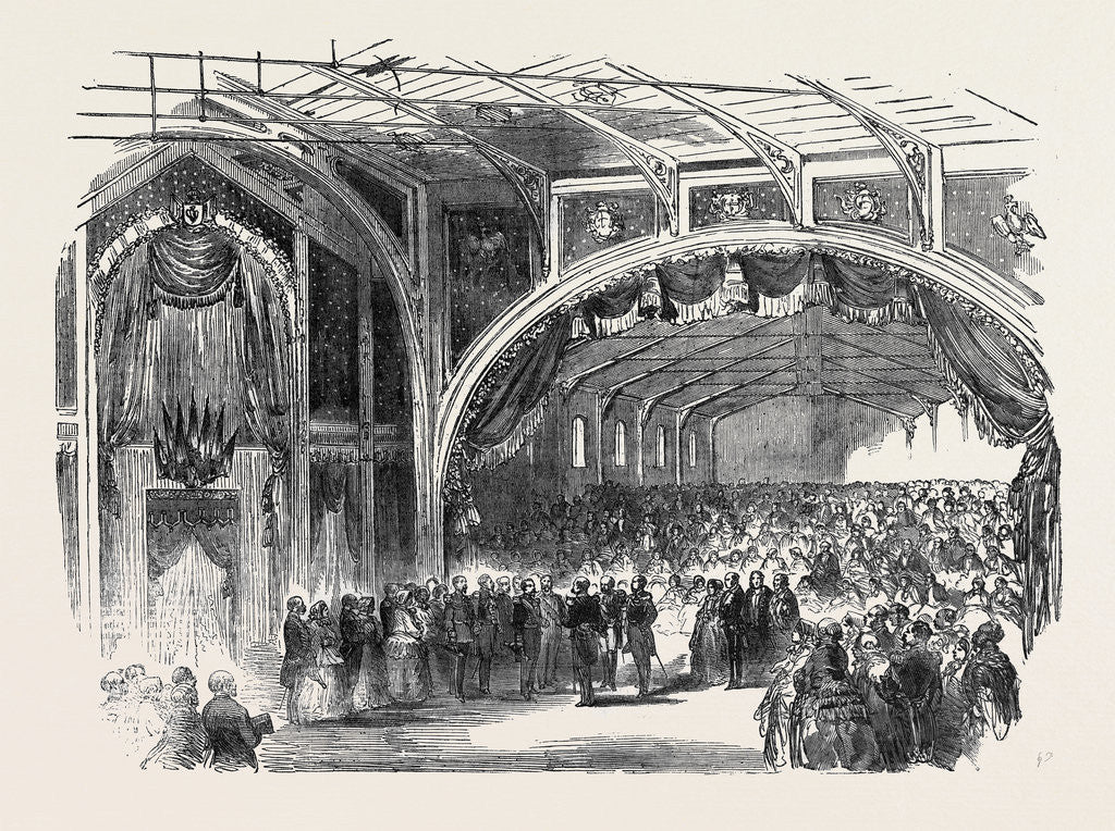 Detail of The Queen's Visit to Paris, Waiting the Arrival of Her Majesty at the Boulogne Railway Station by Anonymous