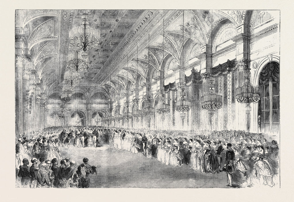 Detail of Her Majesty's Visit to France. Grand Ball at the Hotel De Ville by Anonymous