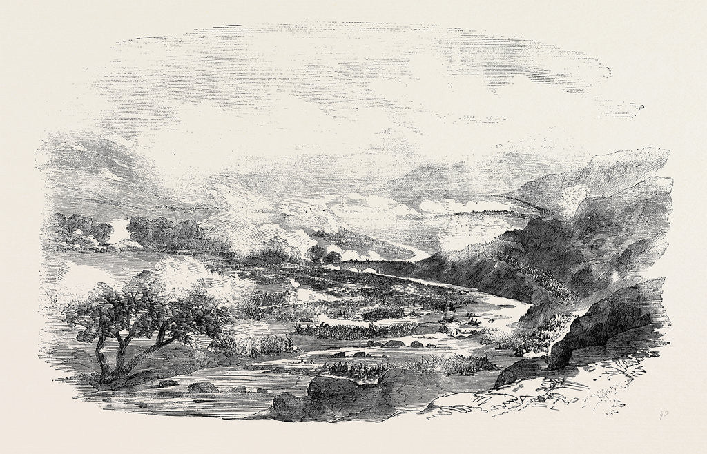 Detail of The War in the Crimea: The Battle of the Tchernaya, or Traktir Bridge by Anonymous
