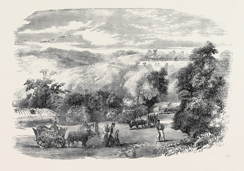 Detail of Sketches in the Crimea: The Road to Baidar by Anonymous