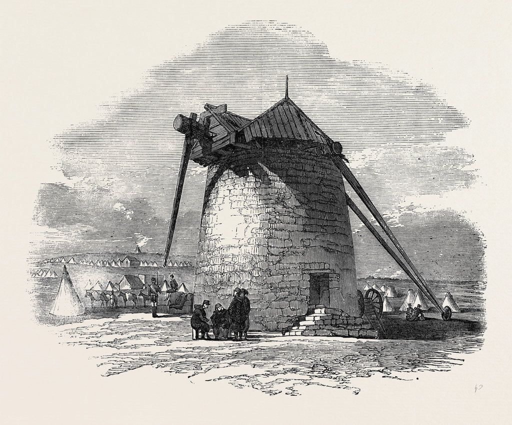 Detail of The Windmill Before Sebastopol by Anonymous