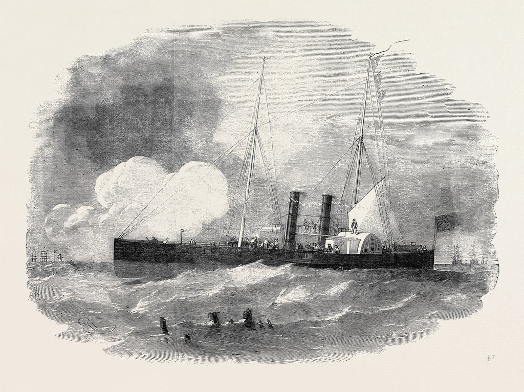 Detail of The Recruit Steam Gun Boat by Anonymous