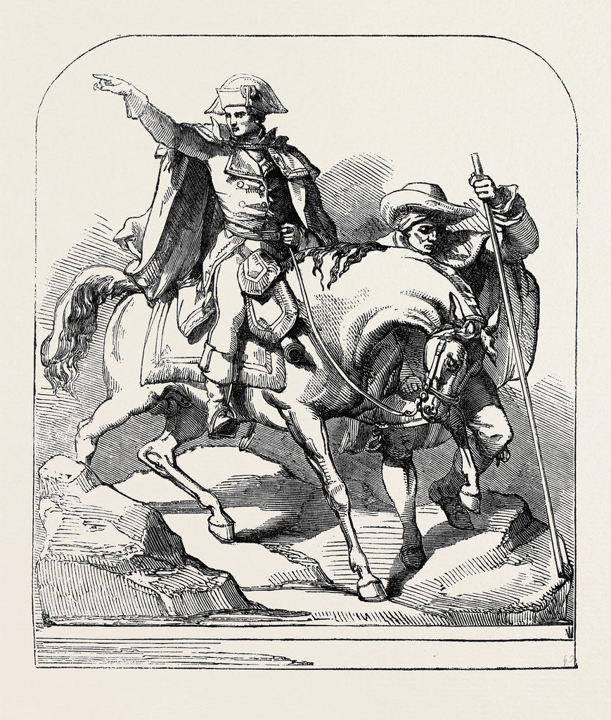 Detail of The Paris Universal Exhibition: Silver Statuette of Napoleon I by Anonymous