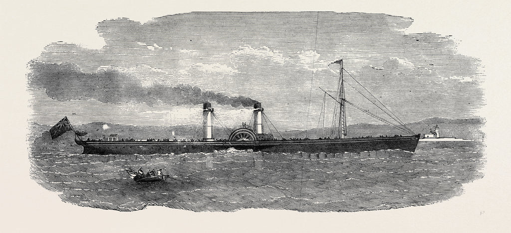 Detail of The Ona, New Steamer by Anonymous