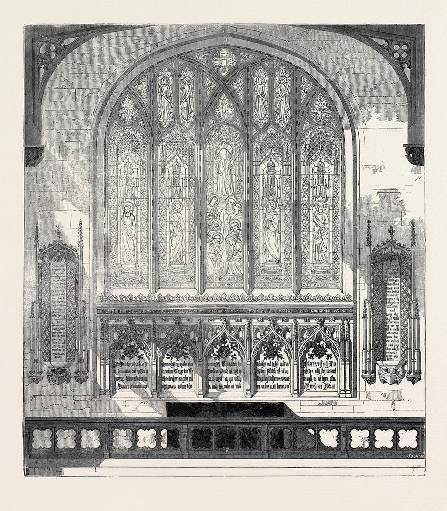 Detail of The Royal Memorial to the Late John Camden Neild, Esq., in North Marston Church, Bucks. by Anonymous