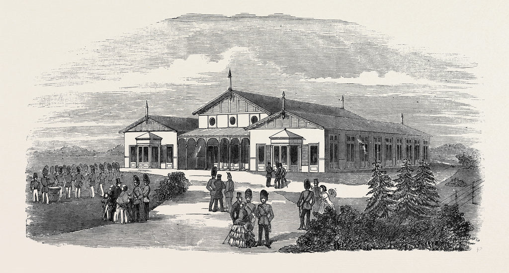 Detail of The Royal Aldershott Club House by Anonymous