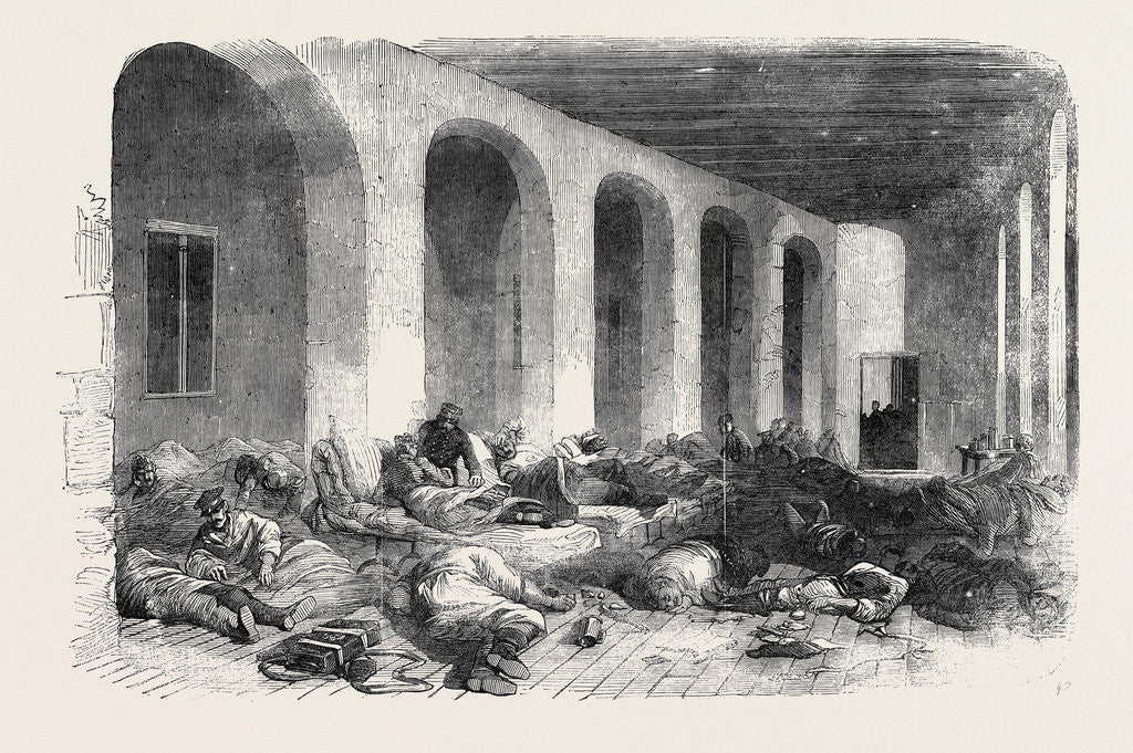 Detail of Hospital in Sebastopol, Dr. Durgan Attending the Wounded by Anonymous