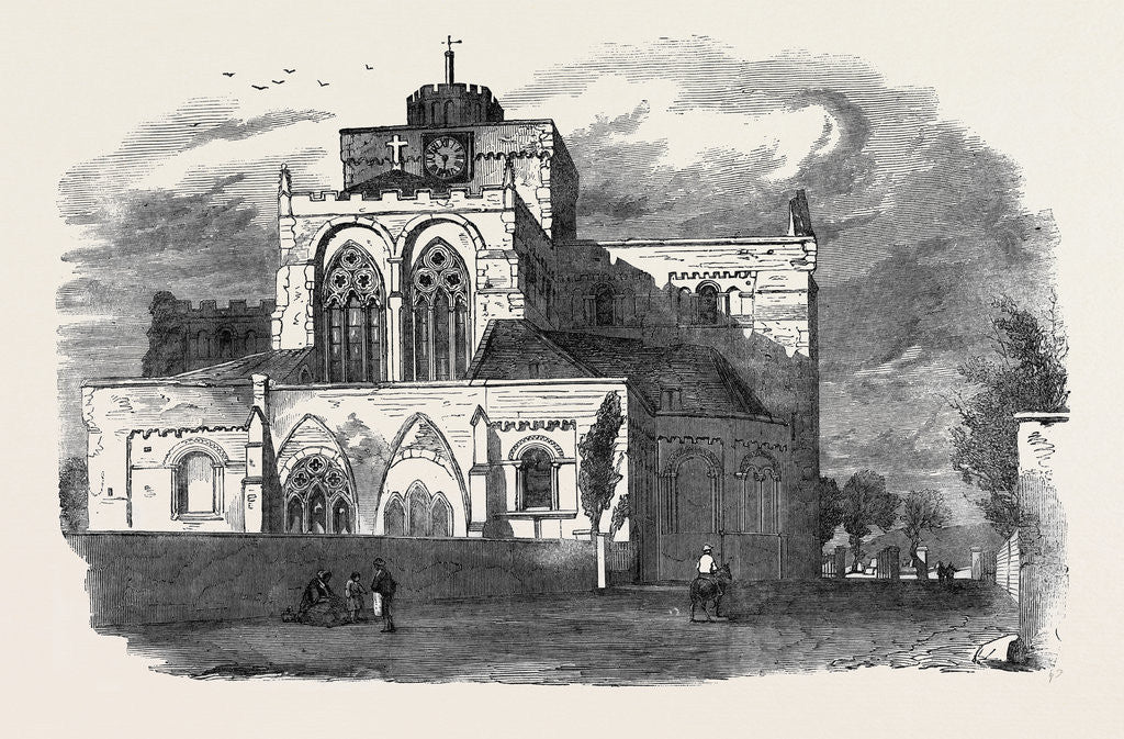 Detail of East Front of the Abbey Church, Romsey by Anonymous