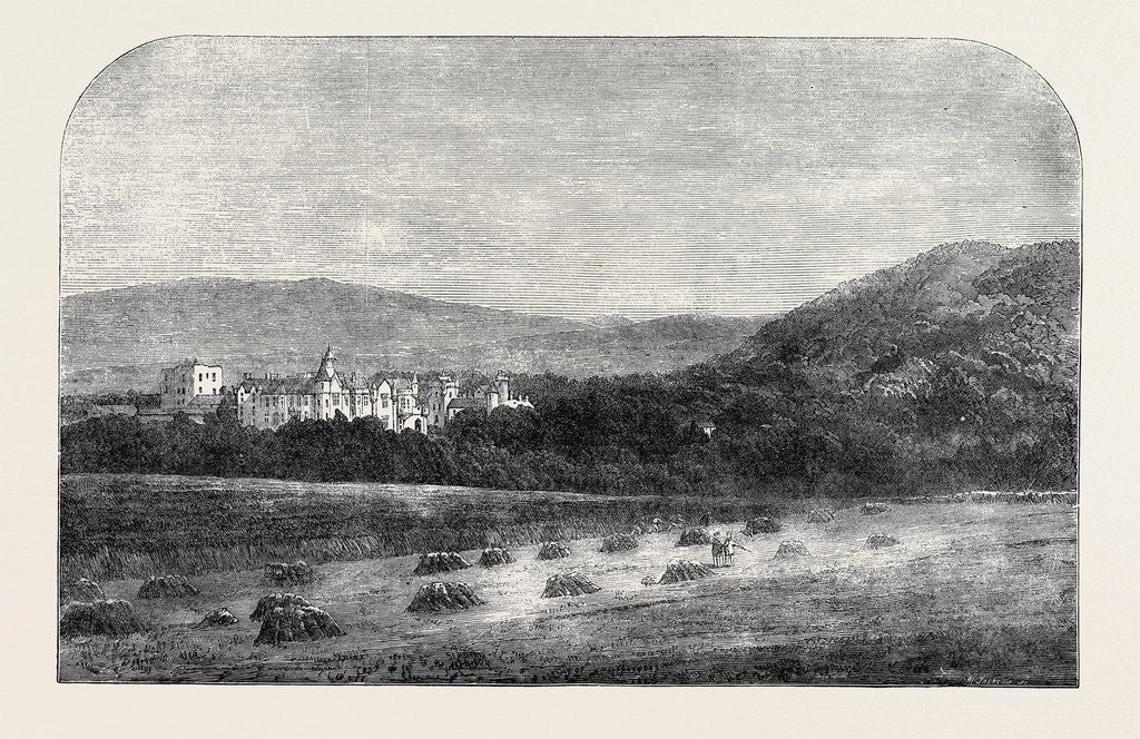 Detail of Her Majesty's Palace at Balmoral by Anonymous