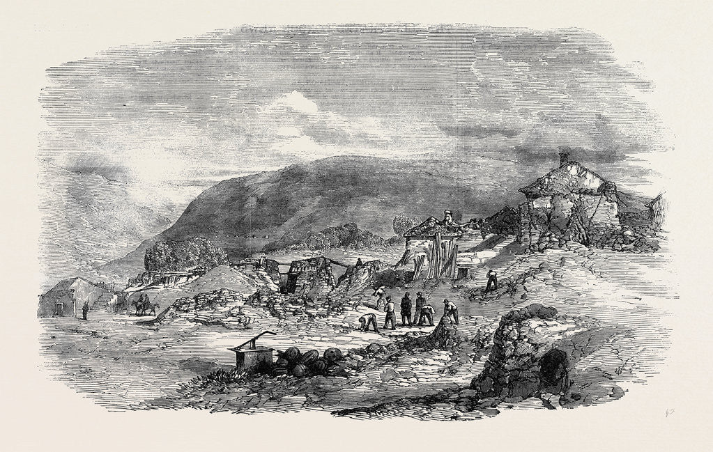 Detail of Interior of Sebastopol, Remains of the Creek Battery by Anonymous