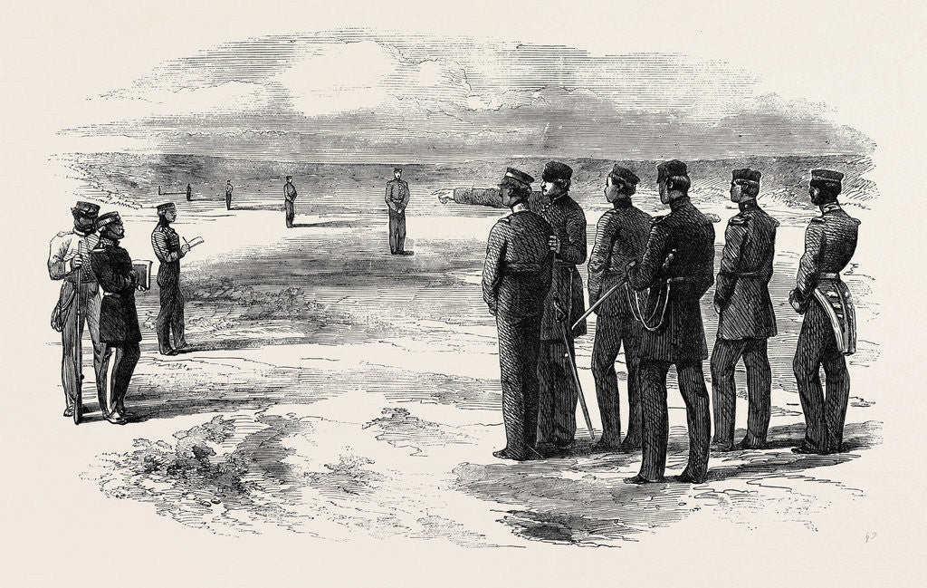 Detail of Hythe School of Musketry, Judging Distance Drill by Anonymous