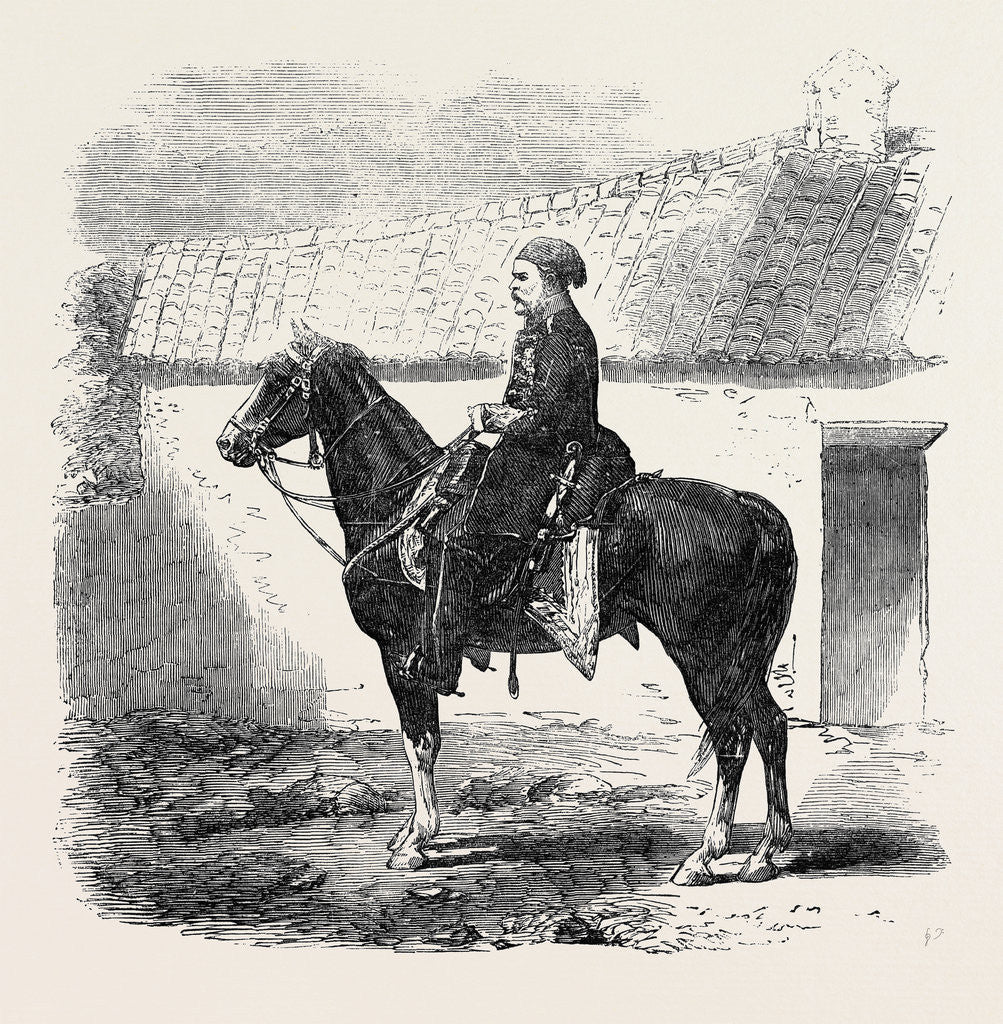 Detail of Omer Pacha by Anonymous