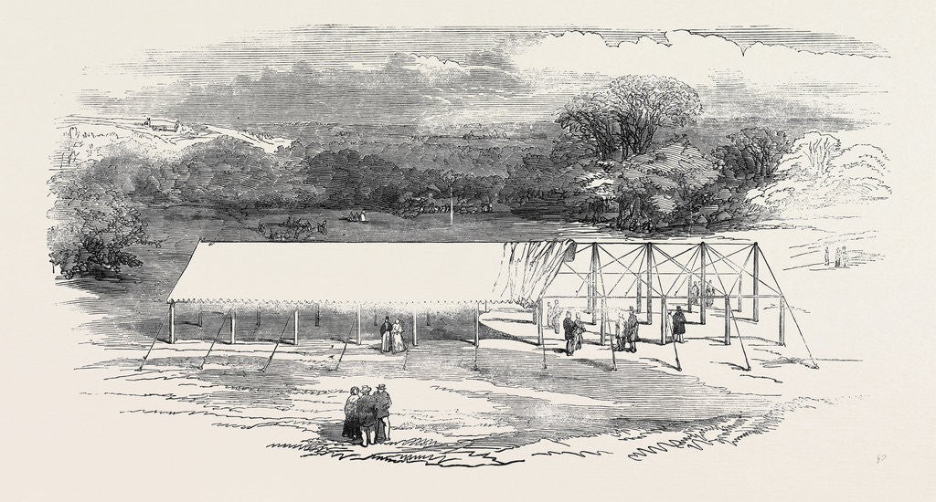 Detail of Gray's New Portable Tenting, or Shedding by Anonymous