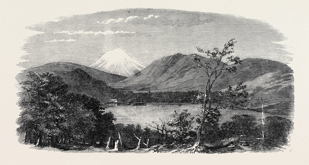 Detail of Town of Petropaulovski, from a Battery on Point Schakoff by Anonymous