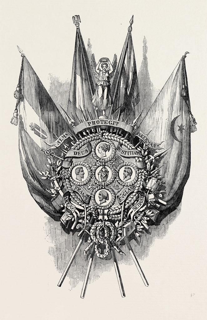 Detail of Grand Trophy, in the Corridor at Guildhall by Anonymous