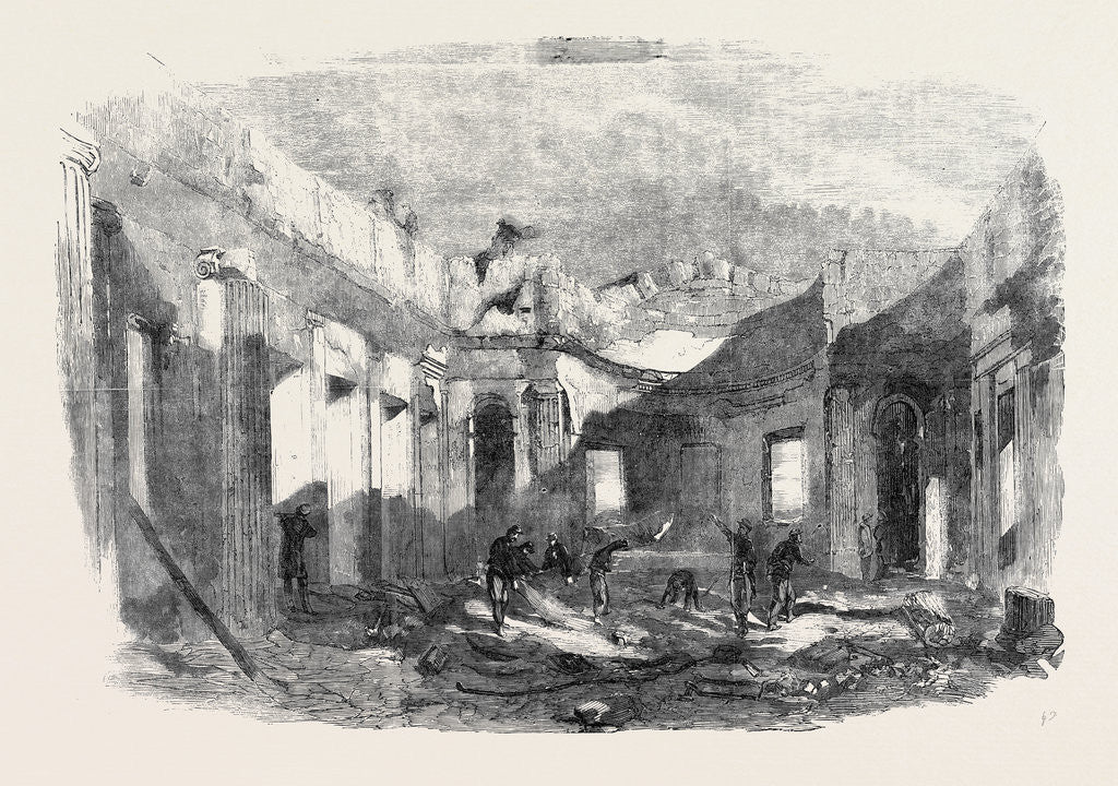 Detail of Ruins of the Church of St. Peter and St. Paul, Sebastopol by Anonymous