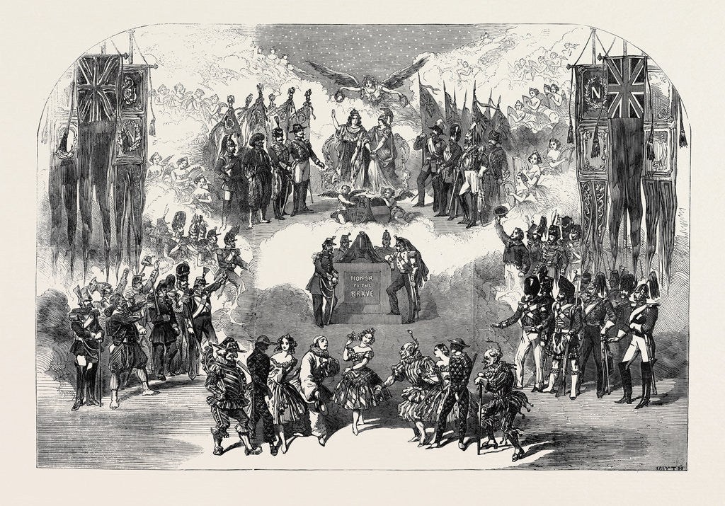 Detail of Scene from the New Christmas Pantomime of Ye Belle Alliance by Anonymous