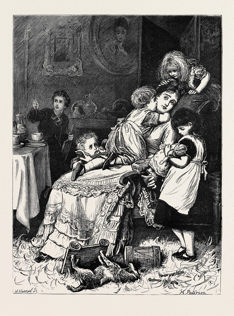 Detail of Mamma's Birthday by Anonymous