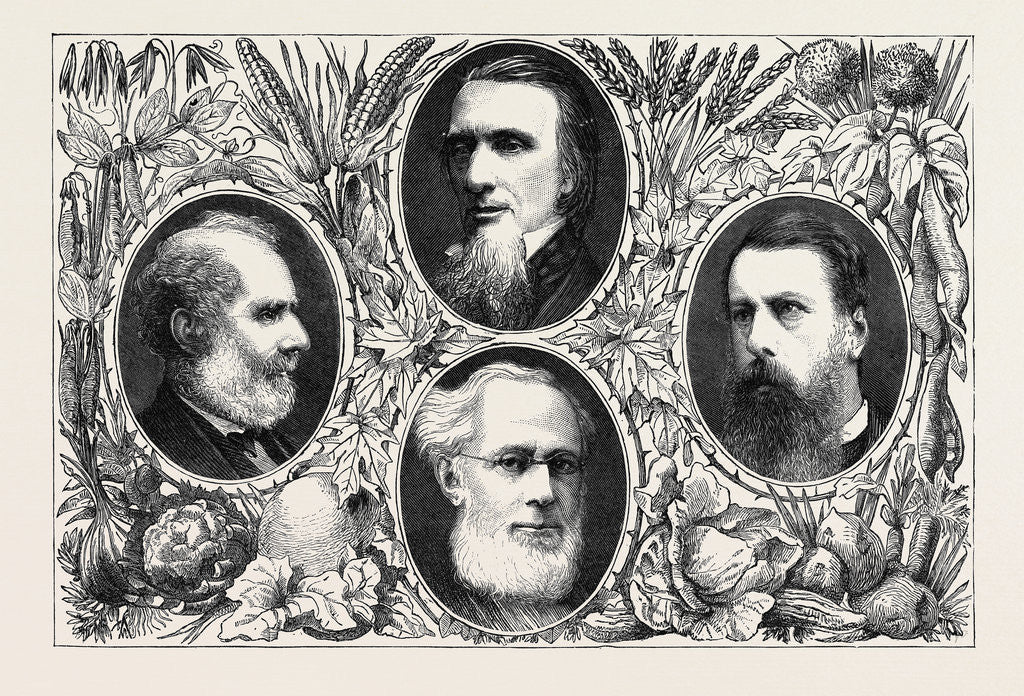 Detail of The Vegetarian System, Some Leading Members of the Vegetarian Society by Anonymous