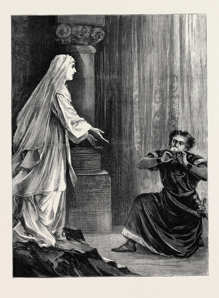 Detail of Scene from Il Talismano at Her Majesty's Opera by Anonymous
