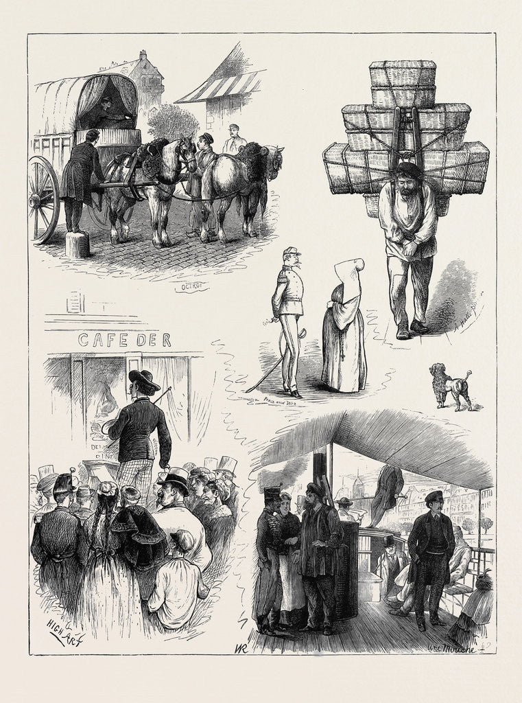 Detail of Pictures of Parisian Life and Character by Anonymous