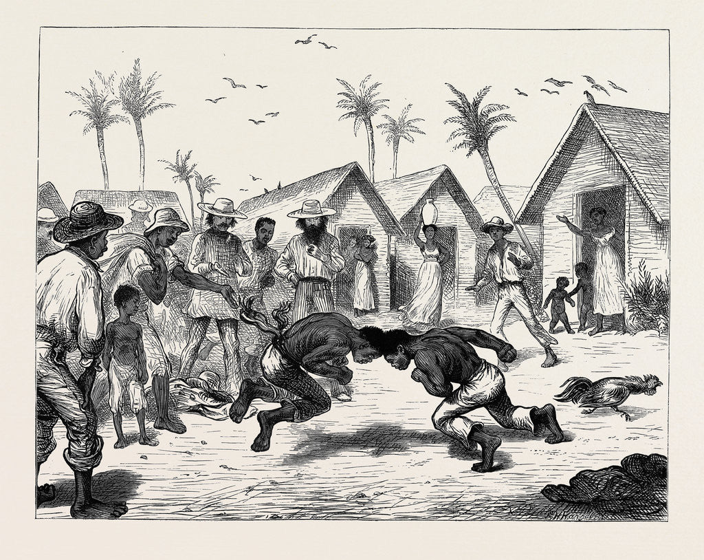 Detail of A Fight in Venezuela by Anonymous