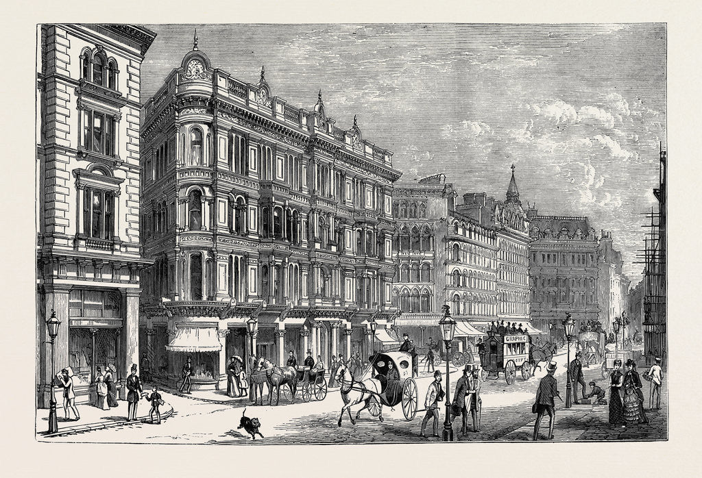 Detail of City Improvements, Queen Victoria Street by Anonymous