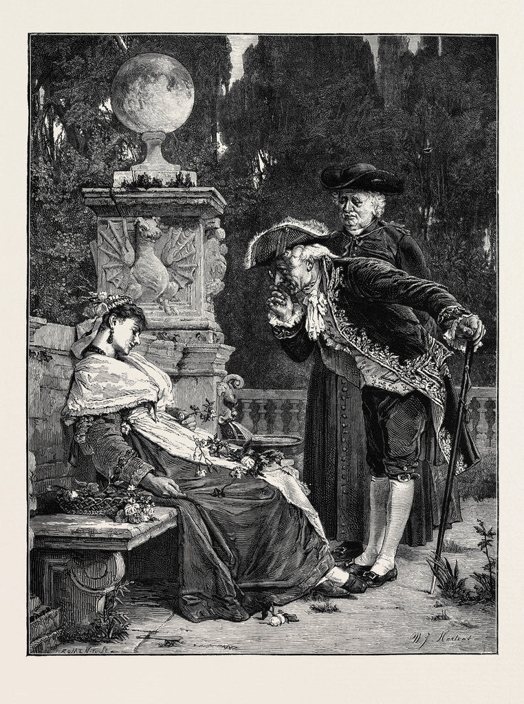 Detail of Friends of Flowers by Anonymous