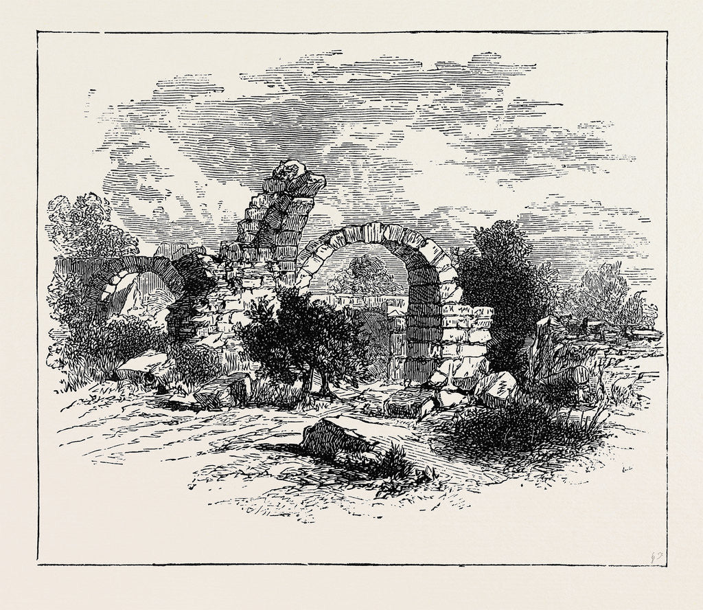 Detail of Remains of a Palace, Alexandria Troas by Anonymous