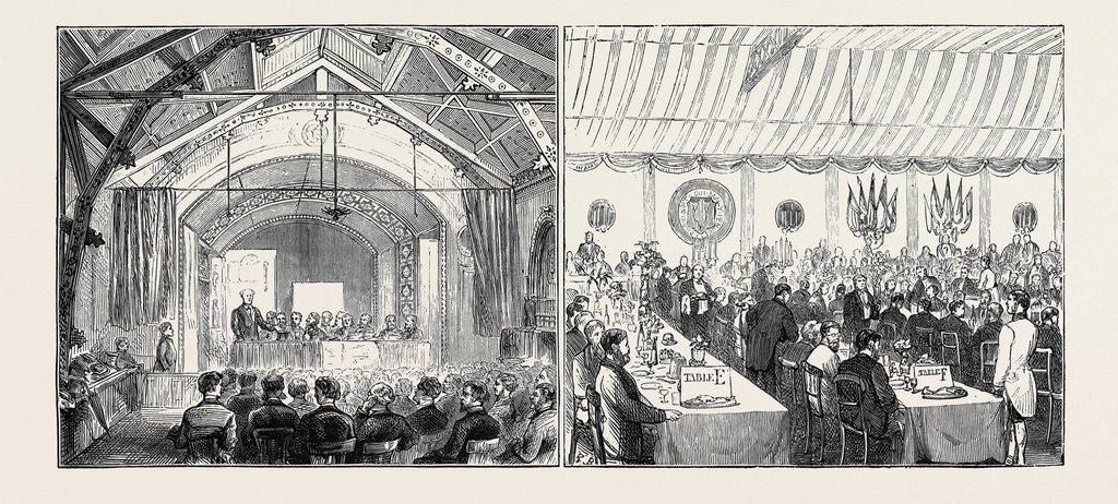 Detail of Meeting of the Iron and Steel Institute in the Town Hall by Anonymous