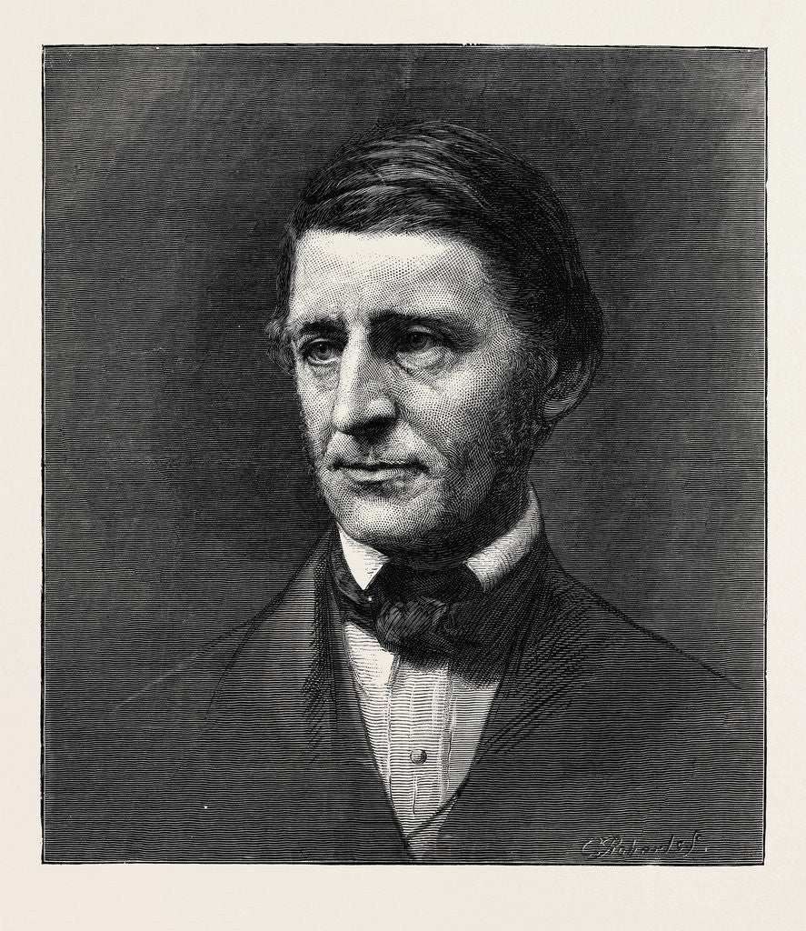 Detail of Ralph Waldo Emerson by Anonymous