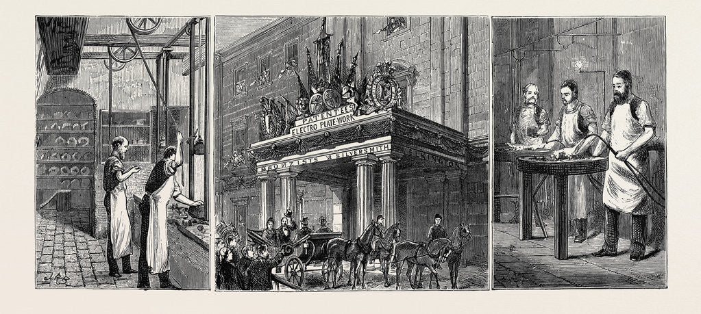 Detail of Small Stamp, Entrance to the Works, Soldering by Anonymous