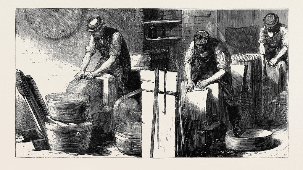 Detail of Interior of a Grinding Wheel by Anonymous