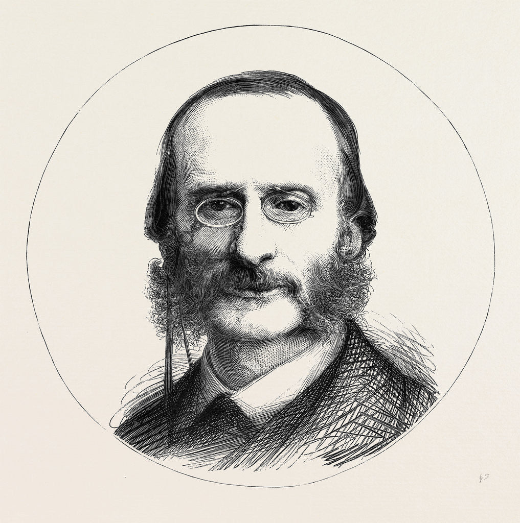 Detail of Composers of Opera Bouffe: M. Jacques Offenbach by Anonymous