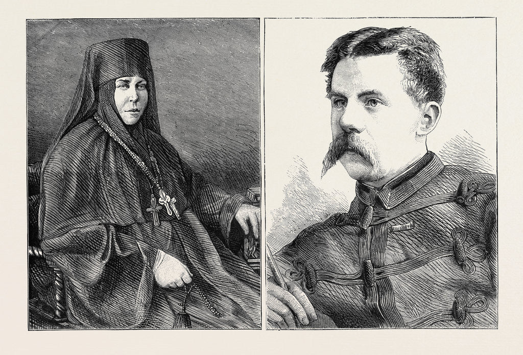 Detail of The Baroness Rosen (Mother Metrophane Abbess of Serpuchov) by Anonymous