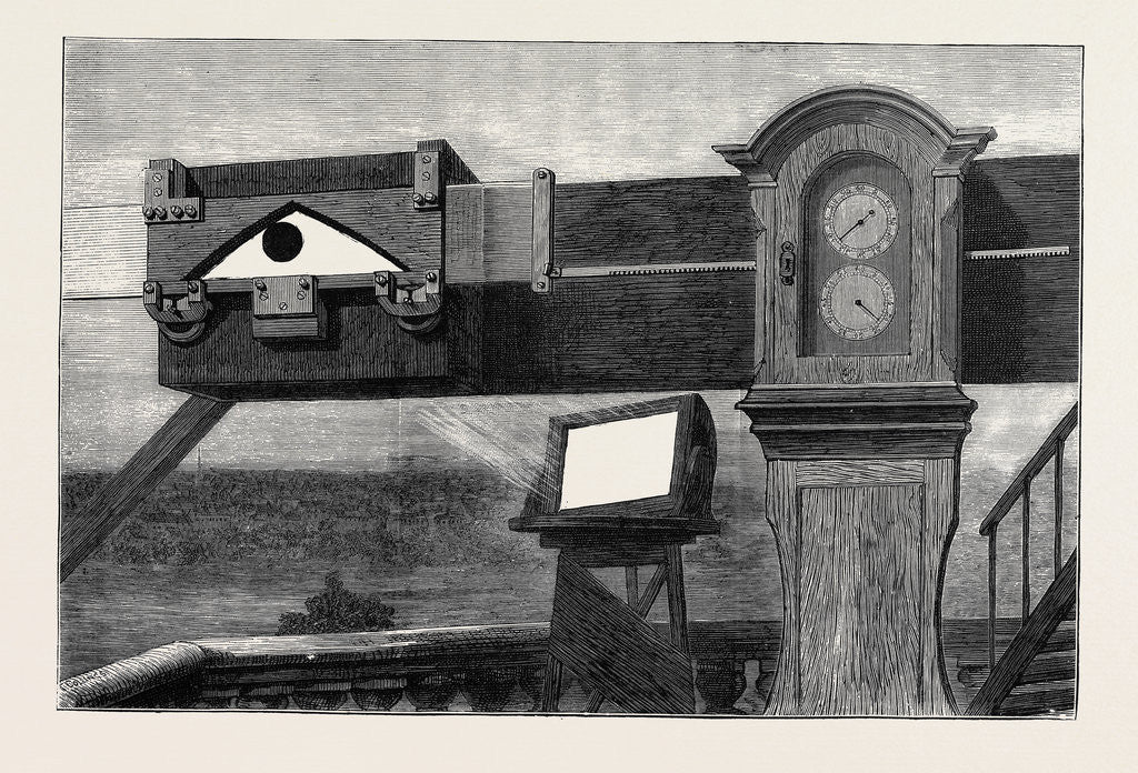 Detail of The Proposed National Museum of Patents: The Transit of Venus, Model Used for Practice at Greenwich Observatory by Anonymous