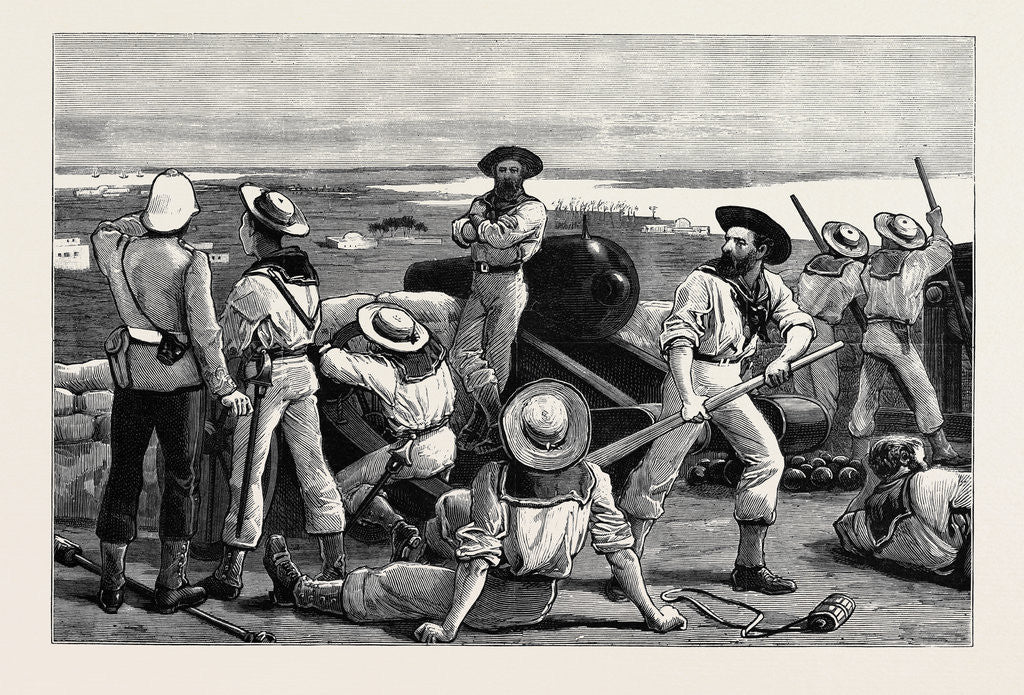 Detail of Blue-Jackets in Possession at Fort Kom-El-Dik, Alexandria by Anonymous
