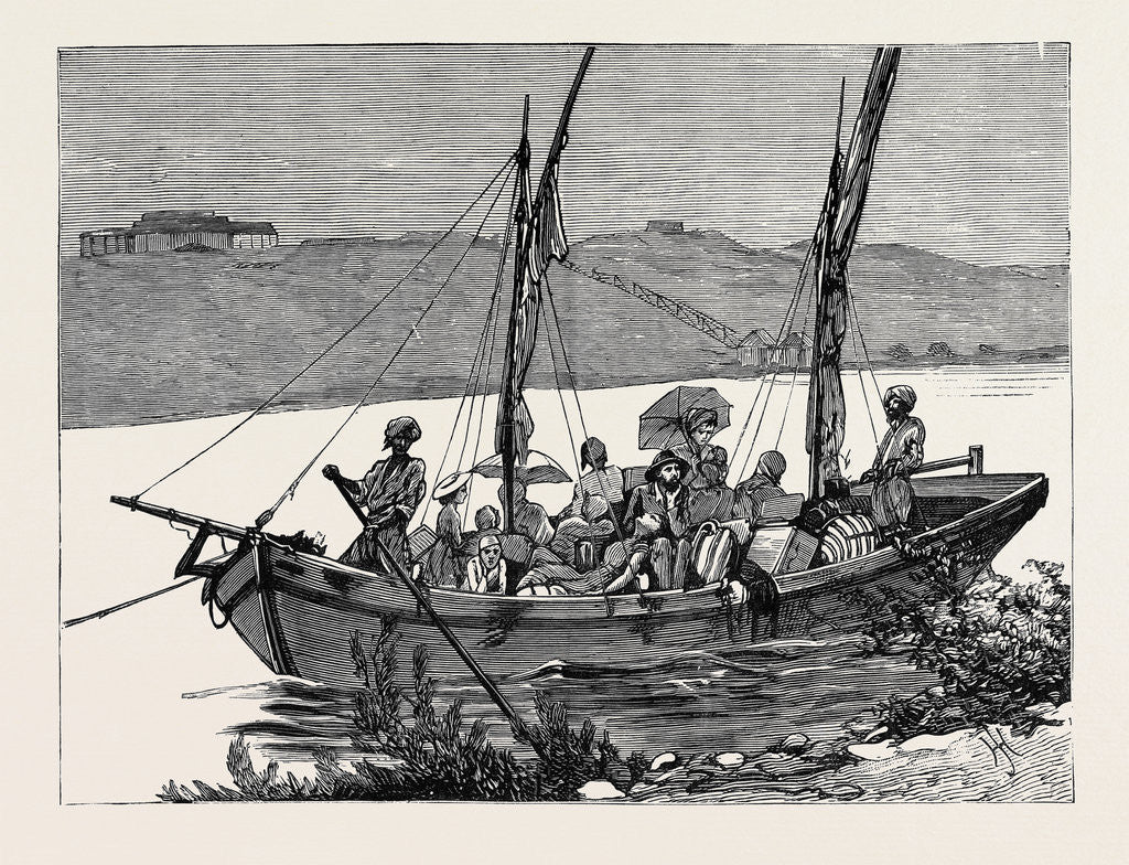 Detail of Maltese and Italian Fugitives from Cairo, Near Ismailia by Anonymous