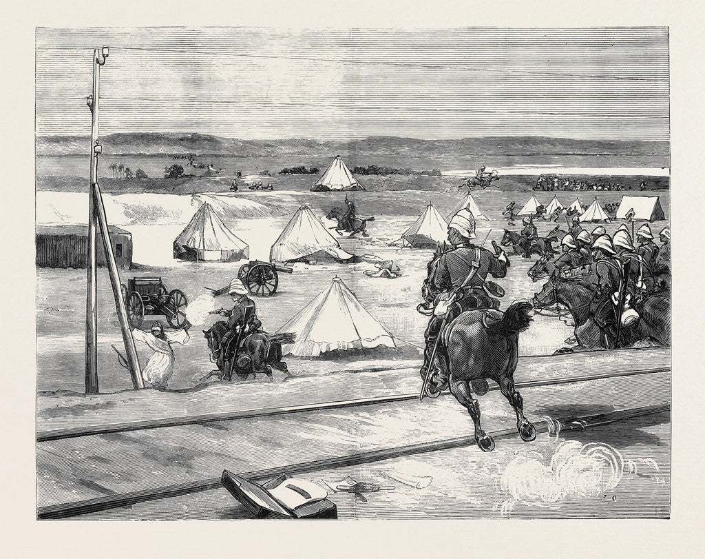 Detail of Mounted Infantry Under Captain Pigott Following Up the Enemy at Mahsameh, August 25 by Anonymous