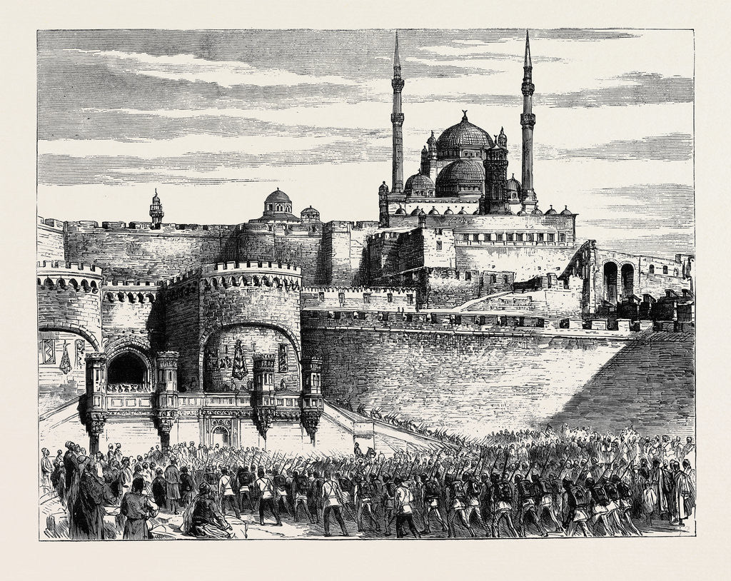 Detail of The British Occupation of Cairo: The Citadel, Egypt by Anonymous