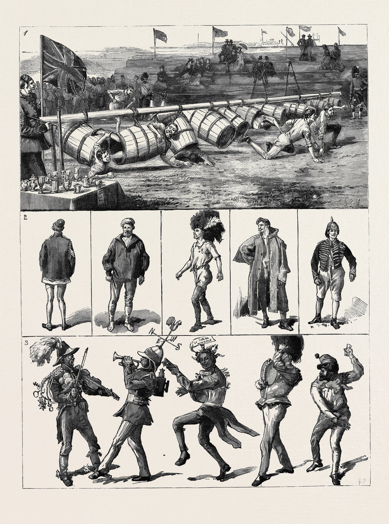 Detail of Volunteer Athletic Sports at Portsmouth by Anonymous