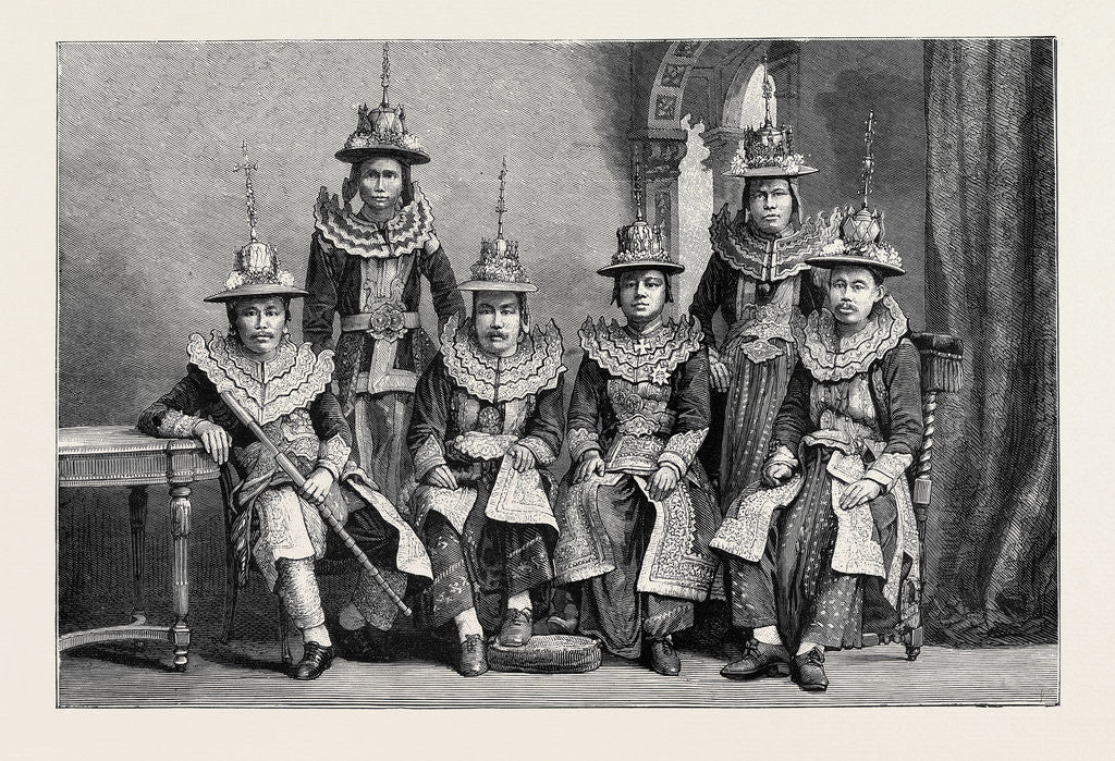 Detail of The Recent Embassy from the King of Burma to the Viceroy of India by Anonymous