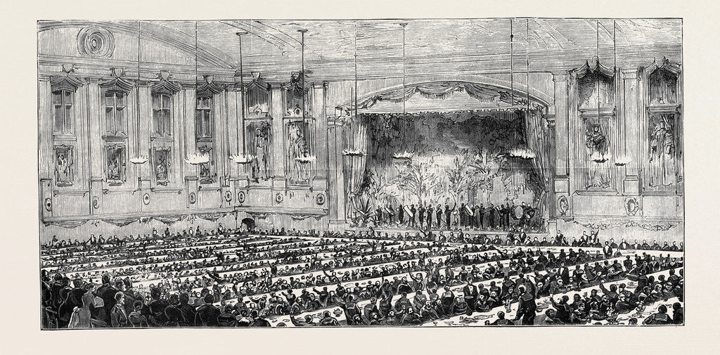 Detail of The Return of the Soldiers and Sailors from Egypt: Banquet at Devonport to the Seamen of the Fleet Engaged in the Recent Campaign by Anonymous