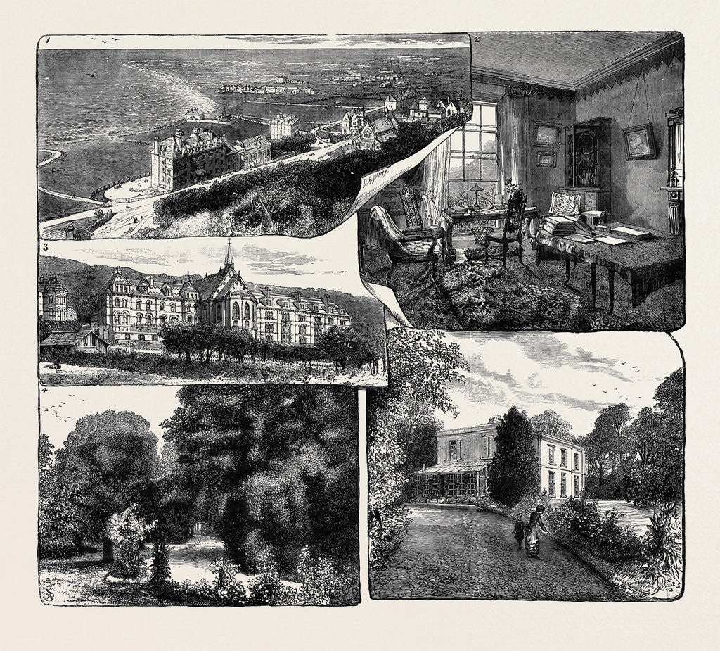 Detail of Memories of Charles Kingsley at Westward Ho! Devonshire by Anonymous