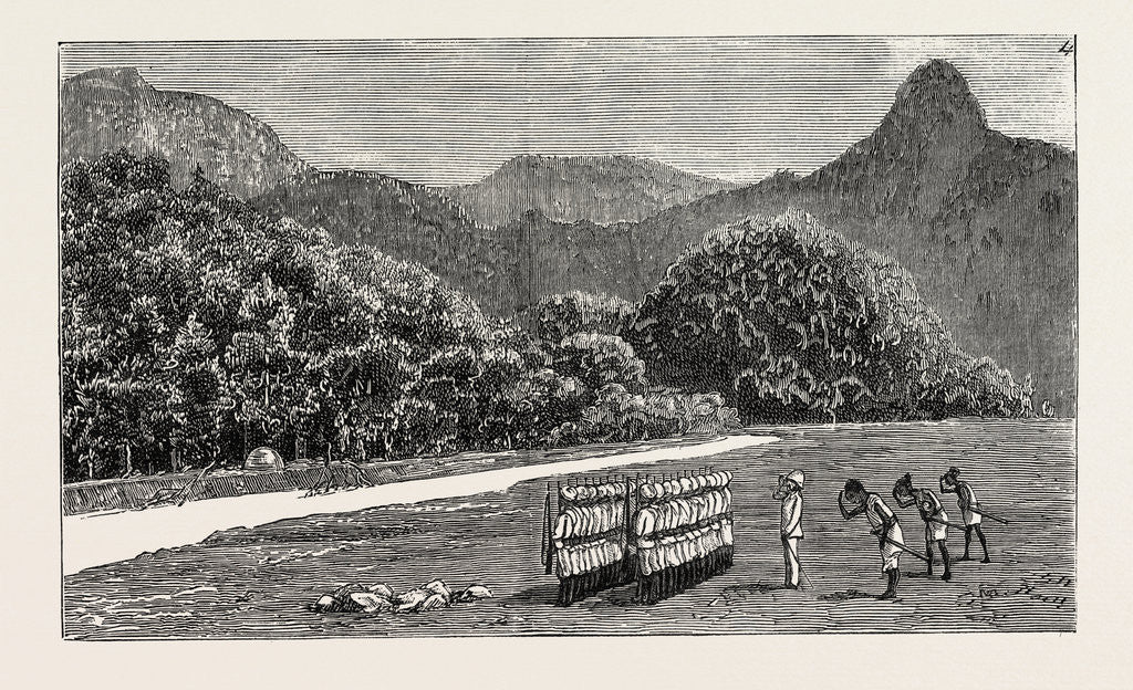 Detail of The Expedition against the Akha Marauders on the Frontier of Assam by Anonymous