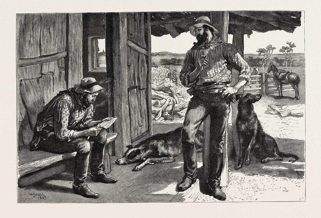 Detail of Thirlby Hall: George Always Allowed Me to Read Maud's Letters. by Anonymous